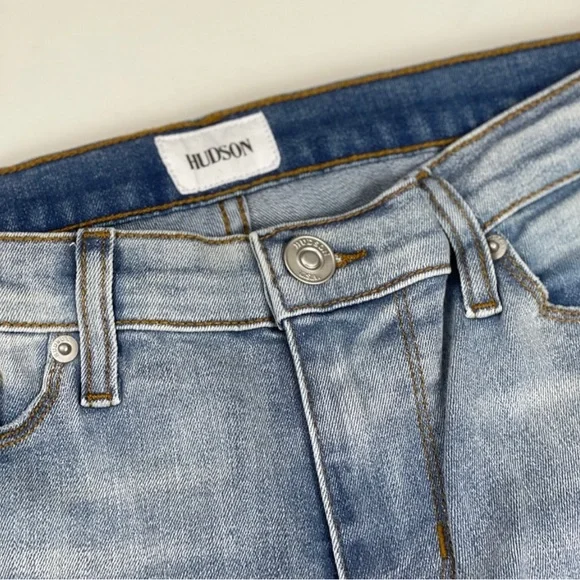 Hudson Super Skinny Cuffed Crop Jean 30 - Picture 4 of 11